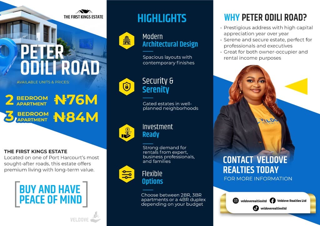 The First Kings Estate — Peter Odili Road